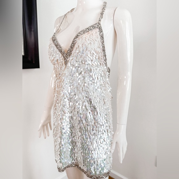 Retrofete Ivanna Embellished Dress Size M $1198 - Picture 11 of 16